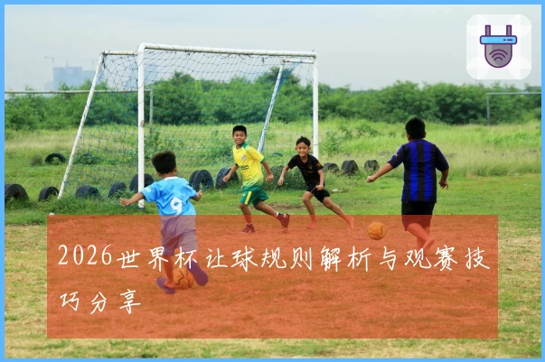 2026世界杯让球规则解析与观赛技巧分享